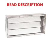 Block Style 16x8 Aluminum Foundation Vent
