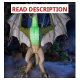 8ft gruesome grounds lite up dragon