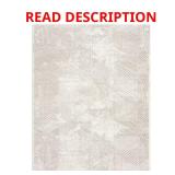 Bazaar Zen Cream 8x10 Abstract Rug
