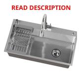 30 in. Drop-In Sink with Faucet