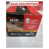 FastenMaster MVP 3-1/2" Torx Screws 100 pk