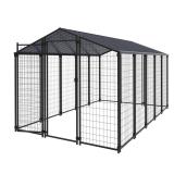 10.6 ft x 6.2 ft Metal Chicken Coop with Run