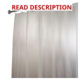 iDesign 96 x 72 in. Frosted Shower Liner EVA