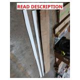(BROKEN) Full Overlay Shaker Crown Molding; White