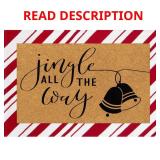 Jingle All the Way 24x36 Holiday Mat