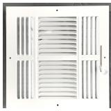 HBW 10"x10" 3-Way Steel Ceiling Register