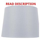 (4) Mix & Match 14" Dia Lamp Shade 10"H White
