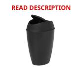 Twirla 2 Gal. Black Trash Can