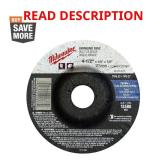 Grinding Wheel, Type 27 4-1/2 x 1/4 x 7/8 in.