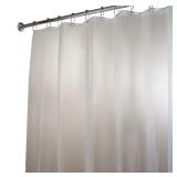 iDesign 96 x 72 in. Frosted Shower Liner EVA