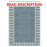 Beverly Rug Edge Teal 8x10 ft. Area Rug