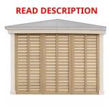 12 ft. Meridian Cedar Privacy Wall