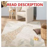 Eternal Jungle Giraffe Beige Rug 8x10