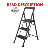 Gorilla 3-Step Pro-Grade Steel Stool 300 lb