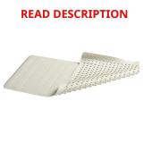 Rubbermaid 8.5x16.5 in White Shower Mat