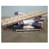 Skid Lot Assorted Vinyl & Hardwood Flooring