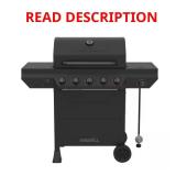 5 Burner Propane Gas Grill with Side Burner