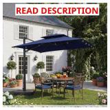 Cantilever Patio Umbrella Navy Blue