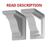 Mayne Yorkshire x 4-in Prefinished Poly Corbel