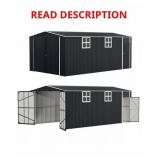 12 ft. W x 20 ft. D Metal Outdoor Storage Garden