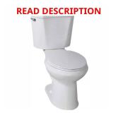 12 in. Rough-In 2-Pc Toilet, White Seat