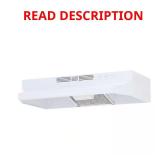RL6200 30" Ductless Hood White