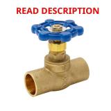3/4 in. x 3/4 in. Sweat Brass Stop Valve