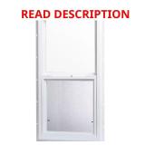 18x36 in. Vinyl Single Hung Window   White