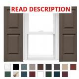 Mid America Raised Panel Shutters 14 3/4"
