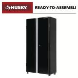Husky 3-Shelf Steel Cabinet Black