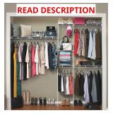 ClosetMaid Wire Organizer, 5 8 ft, White