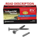 LedgerLOK Flat Head Ledger Screws (50)