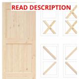 Homacer 5-in-1 Barn Door Kit 36x84