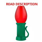 Home Accents Holiday 3 ft LED Red Bulb Decor