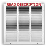 14 in. x 14 in. White Return Air Grille