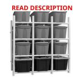 35 Gal. Bin Warehouse Rack 12 Tote