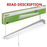 4 ft LED Shop Light, 3200 lm, 4000K, 5 ft cord