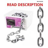 3/8 in. x 30 ft. Grade 30 Galvanized Chain