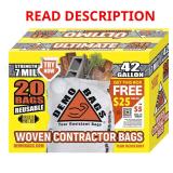 Demo Bags Ultimate Pro 42 gal No Scent Bags