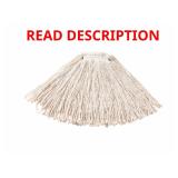RUBBERMAID Wet Mop: String; 16 oz Cotton