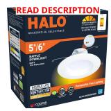 Halo Retrofit Matte White LED Downlight 90W