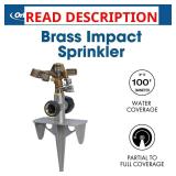 Adjustable Brass Sprinkler on Zinc Spike