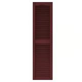 Builders Edge 60H x14.5W Wineberry Shutter