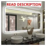 60x36 Front & Back LED Bathroom Mirror