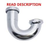 1-1/2 in. 20-Gauge Brass Sink Drain J-Bend