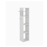 Skid Lot 16 in. W White Wood Utility Closet Tower