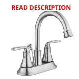Sadira 4 in. Centerset 2-Handle Faucet, Ni