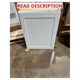 Damaged Satin White 24" x 30" Wall Cabinet