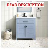 Hanna 30 in. Sink Vanity with Stone Top