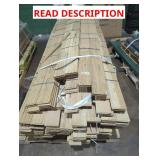 Skid Lot of Unfinished Hardwood Flooring